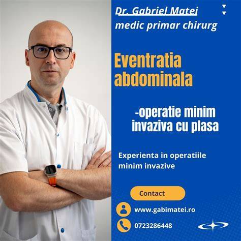 Infografic: Beteiligung in chirurgie laparoscopica avansata, aeree de interes, ani de experienta