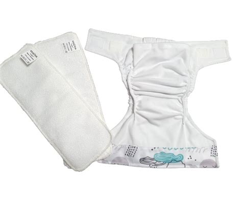 Schema constructivă a unui scutec textil cu buzunar