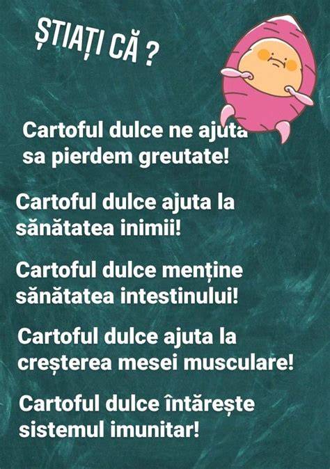 Infografic: Beneficiile cartofului dulce pentru bebeluși