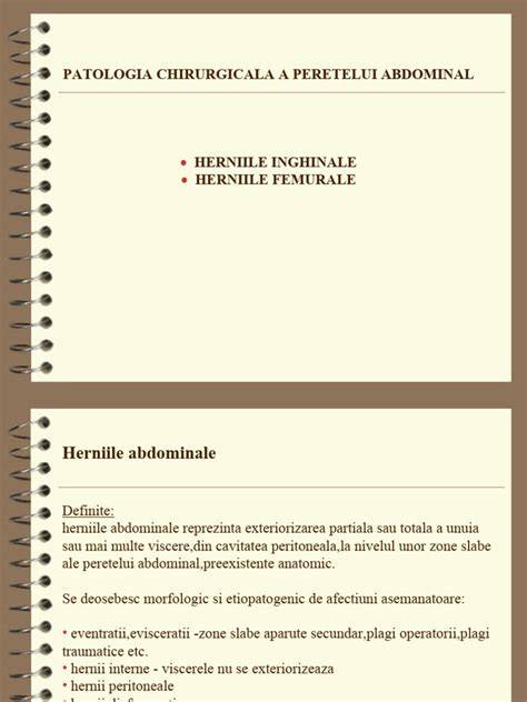 Infografica: tratamente si efecte asupra fertilitatii in hernia inghinala