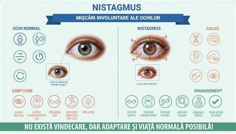 Infografic: Nistagmus la copii - tipuri, simptome și opțiuni de tratament