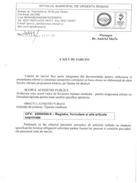 Infografic: Elemente ale Caietului de Sarcini si Riscuri de Direcționare
