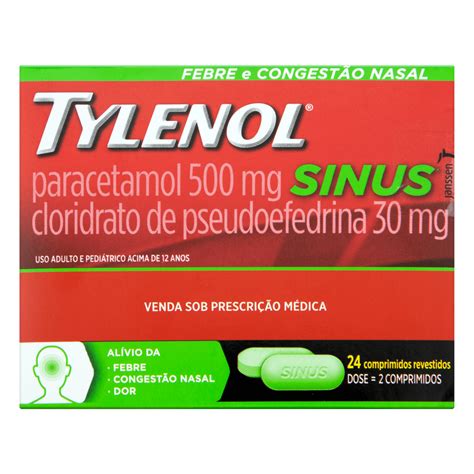 Schema de acțiune a Paracetamol Sinus