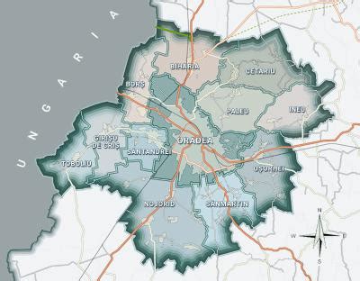 Hartă zona metropolitană București