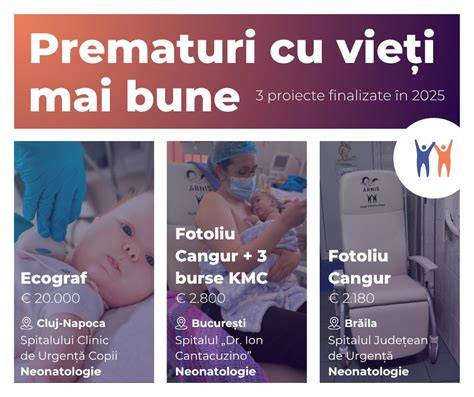 Structură schematică a fluxurilor în secțiile neonatologie și maternitate