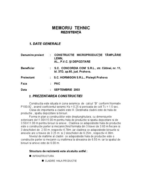 Infografic: Diferențe între memoriu tehnic și caiet de sarcini