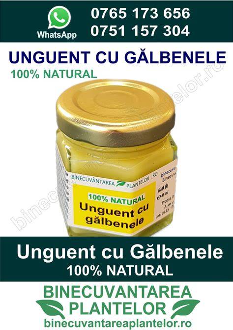 Infografic - Componentele principale ale Melkfett Unguent cu galbenele și vitamina E (petrolatum, paraffinum liquidum, uleiuri vegetale, gălbenele, vitamina E)