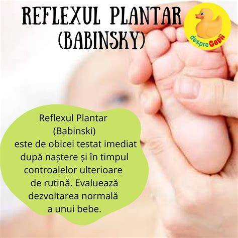 Scheme despre reflexele normale la bebeluși și semnalele de alarmă care necesită consultație