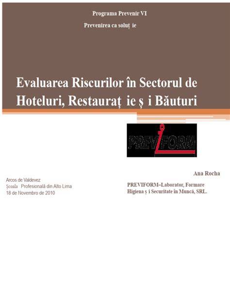 Schema proceselor de evaluare a riscurilor în sectorul construcțiilor