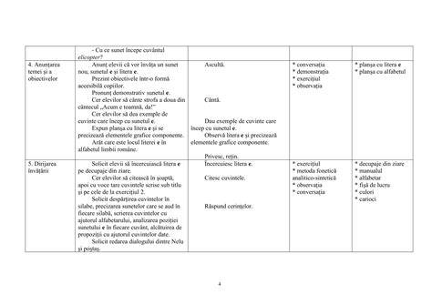Exemplu de plan de cursuri pe o platformă de învățare