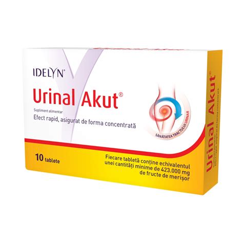 Ambalajul produsului Urinal Akut