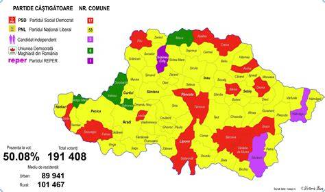 Harta infografică Arad: zone cu cabinete ginecologie populare
