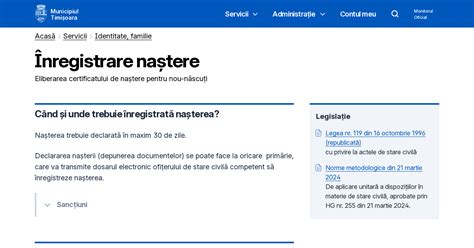 Infografic: Flux înregistrare naștere și documente necesare