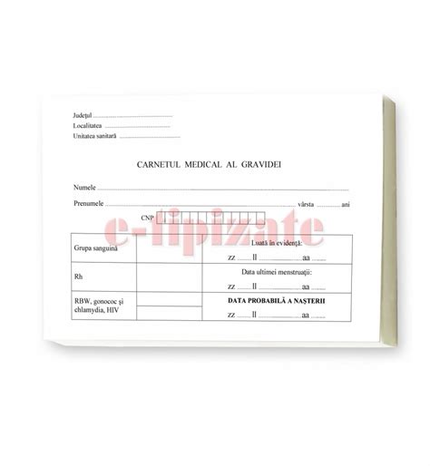 Carnetul Gravidei si dosarul medical