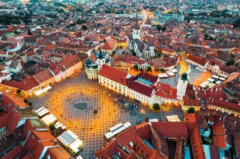 Imagini reprezentative despre Sibiu: cartier istoric, Spitalul Județean, așezări arheologice din Gușterița