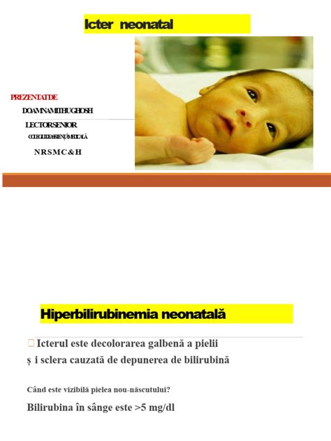 Broșură despre icterul neonatal pentru părinți