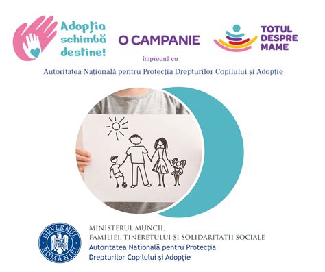 Infografic cu definițiile cheie ale adopției și plasamentului familial