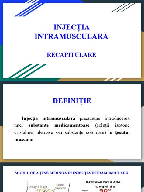 Ilustrație a locurilor de administrare a injecțiilor intramusculare