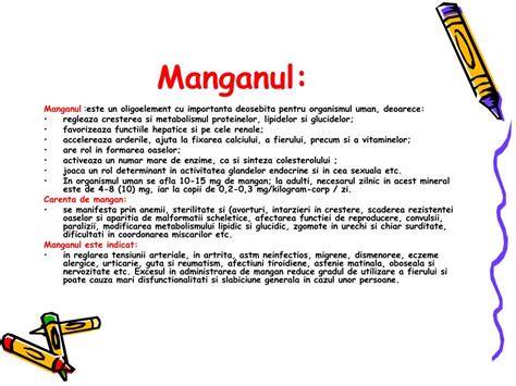 Infografic: Manganul si rolurile sale in organism