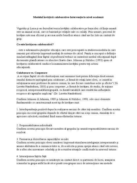 Infografic: Elemente ale învățării prin colaborare (interdependență pozitivă, responsabilitate, interacțiune, abilități sociale)