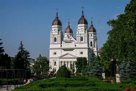 Planul Ansamblului Mitropolitan Iași (Catedrala Mitropolitană, Biserica Sfântul Gheorghe, Reședința Mitropolitană, Biblioteca)