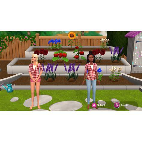 Imagine de joc Barbie gravidă în interiorul casei mov, cu coș de cumpărături
