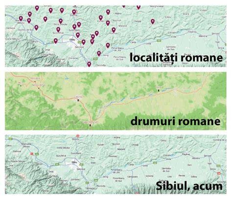 Harta localităților componente și rețeaua de drumuri