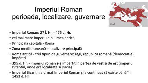 Harta zonelor de migrație și romanizare în Imperiul Roman