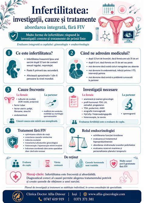 Infografic: Cauze comune ale cervicitei și lanțul de extindere al infecției