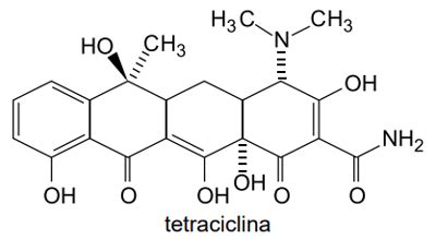 Structura moleculei de tetraciclina