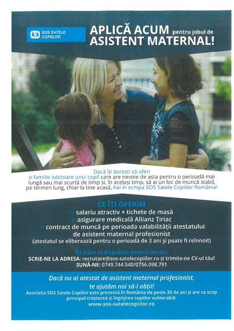 Infografic: Cerințe pentru a deveni asistent maternal