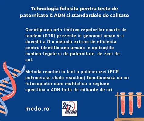 Schemă a procesului de testare ADN prenatală