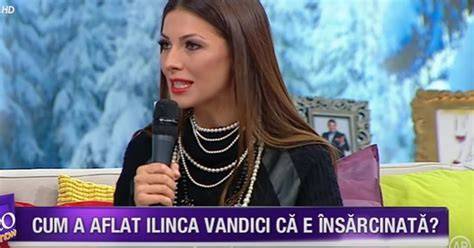 Ilinca Vandici imagine sarcină