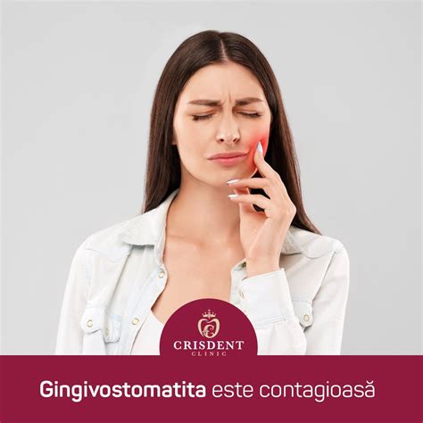 Ilustrație a cavității bucale cu zonele inflamate indicate