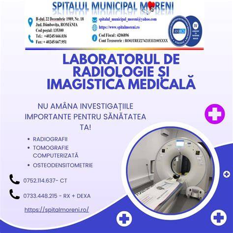 Infografic: Fluxul unei investigații radiologice pediatrică, de la consult la raport