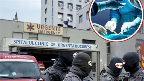 Fotografie din sala de operații și secțiile spitalului