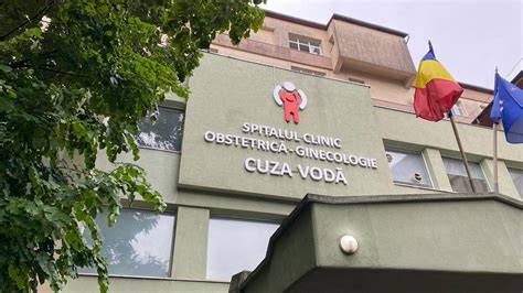Harta locației Maternității Cuza Vodă Iași
