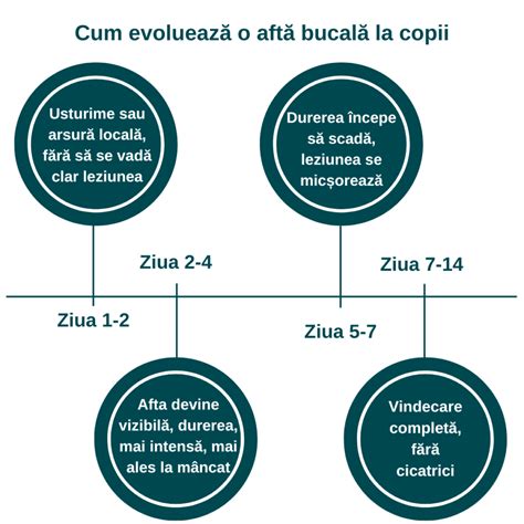 Infografic: Cauze, simptome și pași practici pentru tratarea aftelor bucale la copii