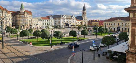 Hartă cu poziționare: Oradea, Debrecen și centrele private din Ungaria