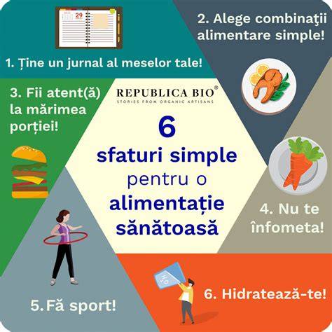 Infografic: 10 sfaturi pentru o alimentație sănătoasă