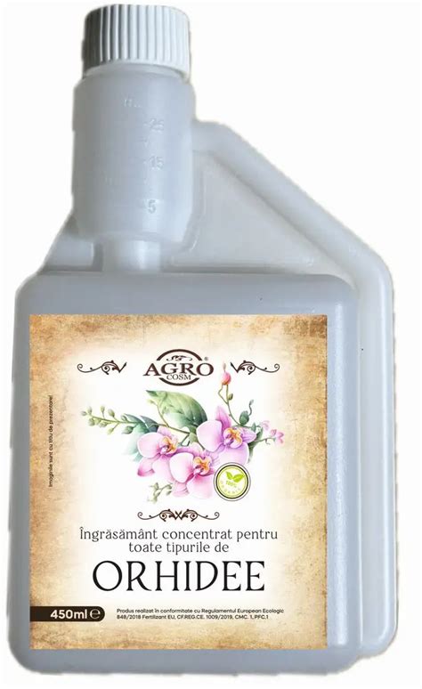 Diagrama utilizarii produselor biologice de protectie pentru orhidee
