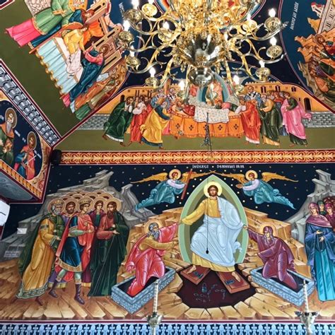 Figura: Reprezentare a relației părinte duhovnicesc - ucenic în spațiul liturgic