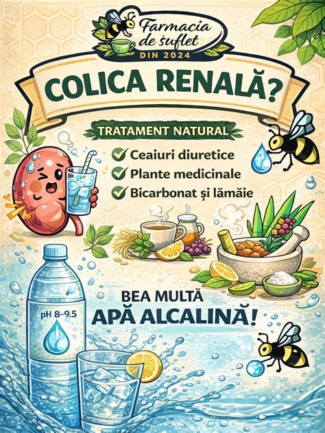 Infografic: cai de tratament pentru colica renală