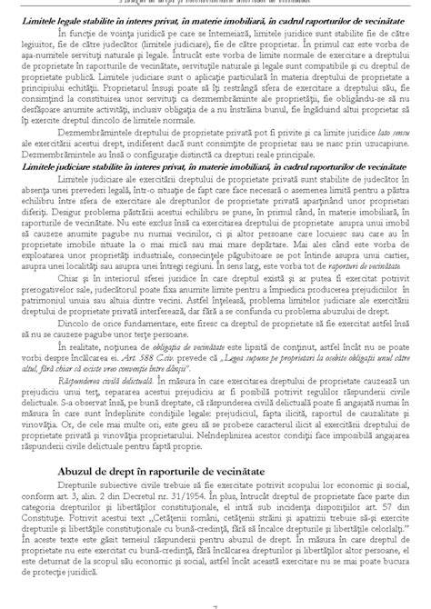 Diagramă comparativă: abuz de drept vs. inconvenientele normale de vecinătate