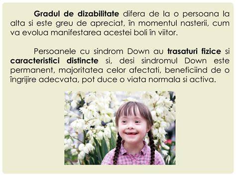 Infografie: Trasaturi fizice si etape de dezvoltare la sindrom Down