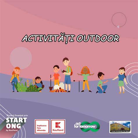 Infografic: Tipuri de activități outdoor pentru copii