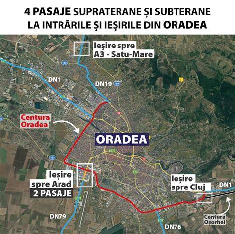 Infografic: Harta orașului Oradea și proximitatea stațiunilor balneare Băile Felix și Băile 1 Mai