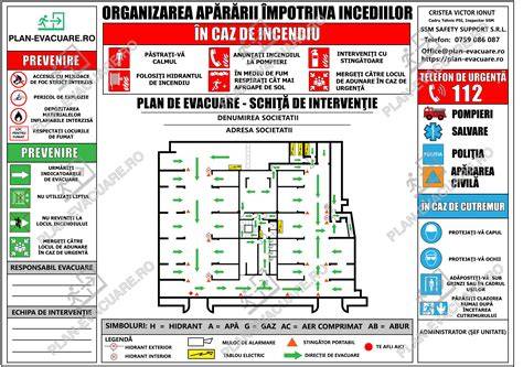 Infografic: trasee de evacuare și zone cu risc în spital