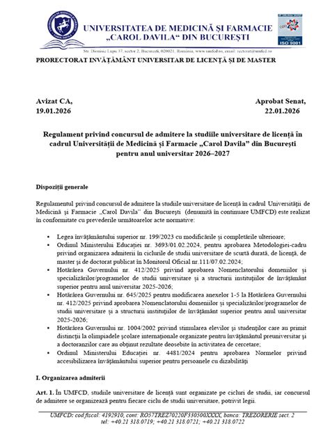 Schema structurii probelor UMFCD: 60 obligatorii + 40 la alegere