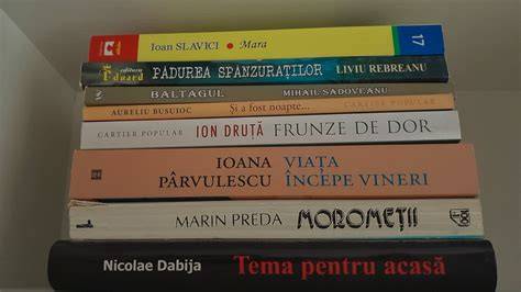 Lista paginilor din manuale recomandate pentru admitere